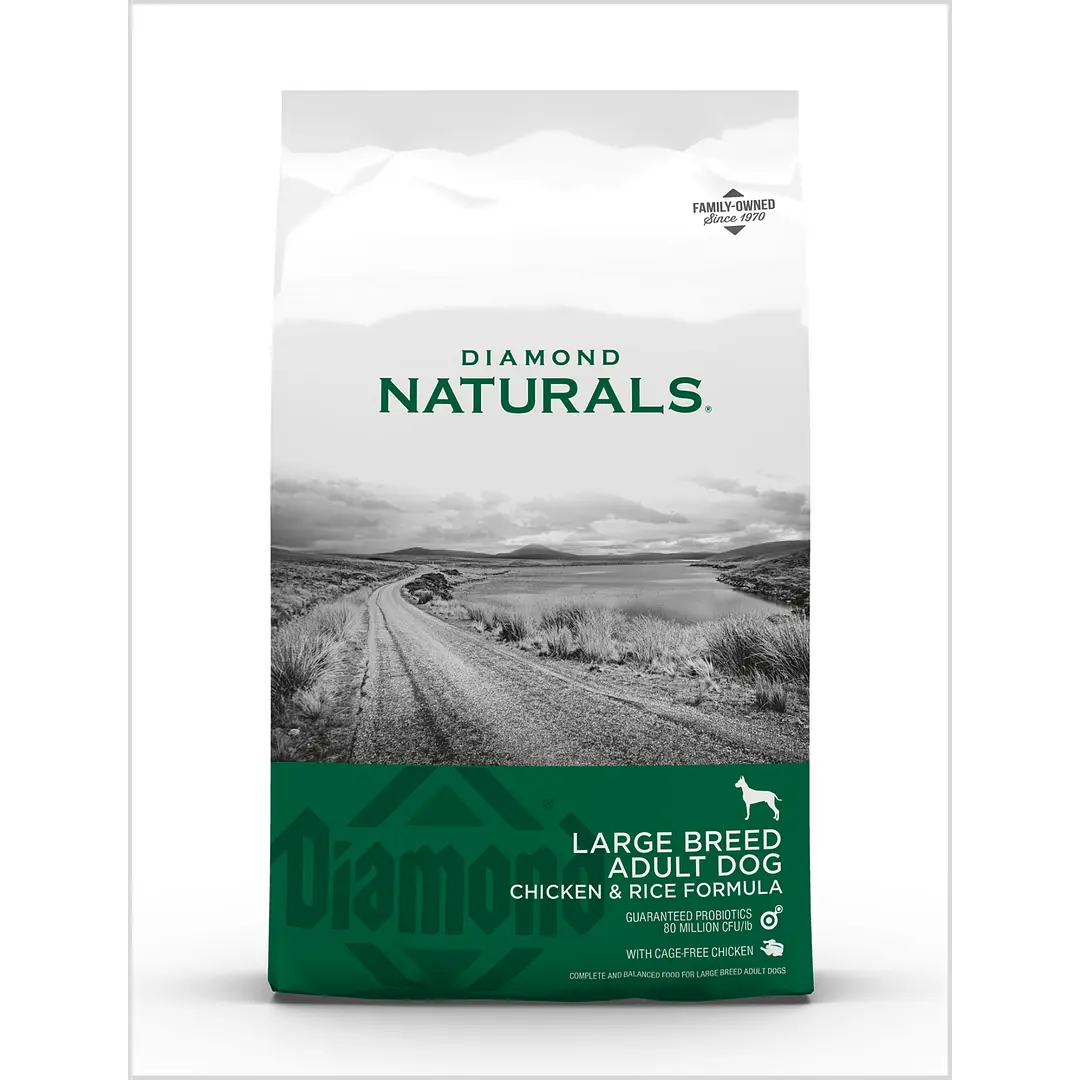 Diamond Naturals Perro Adulto Raza Grande Sabor Pollo y Arroz 15 kg