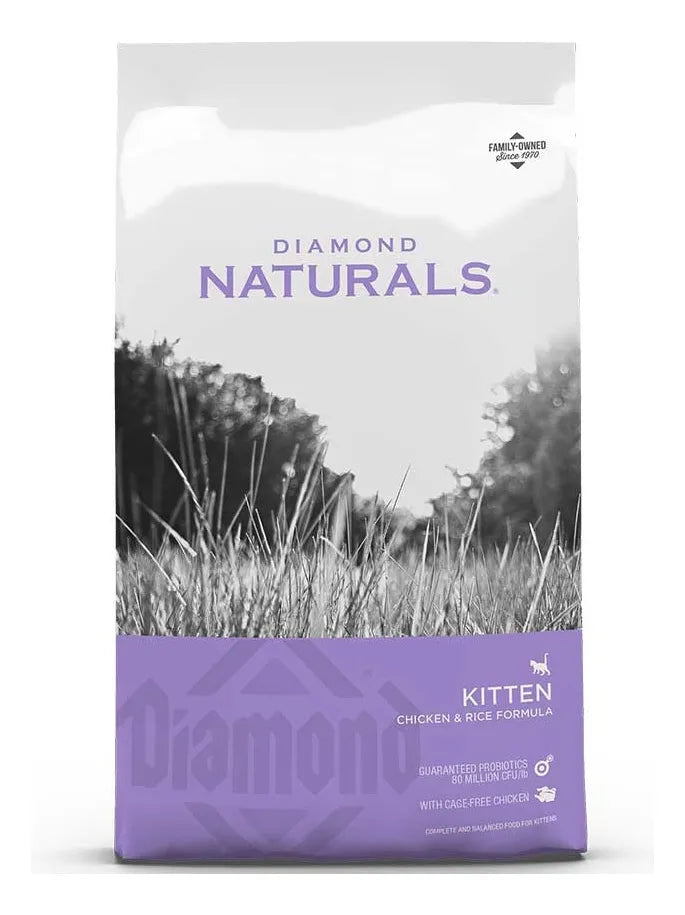 Diamond Naturals Gato Kitten Indoor Sabor Pollo Arroz 7.5kg