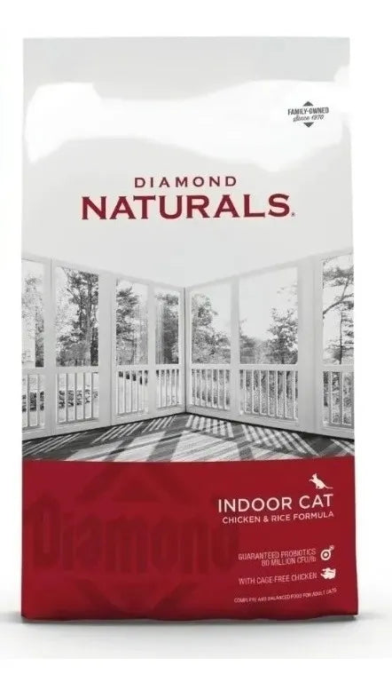 Diamond Naturals (nutra Gold) Gato Adulto Indoor Sabor Pollo 7.5kg