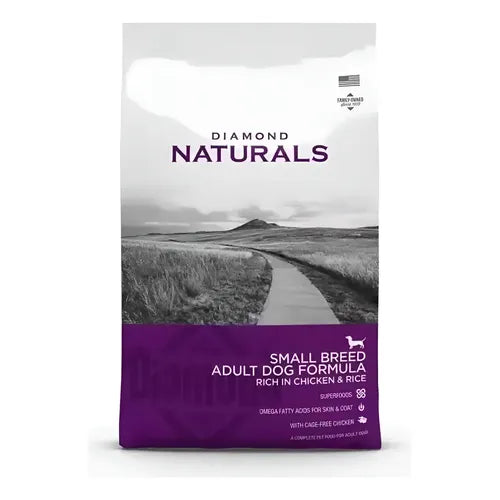 Diamond Naturals Perro Adulto Razas Pequeñas Sabor Pollo y Arroz 15 kg
