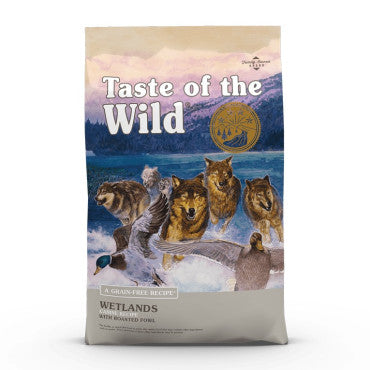 Taste of the Wild Wetlands Perro Sabor Pato Asado, Codorniz y Pavo 5.6 kg